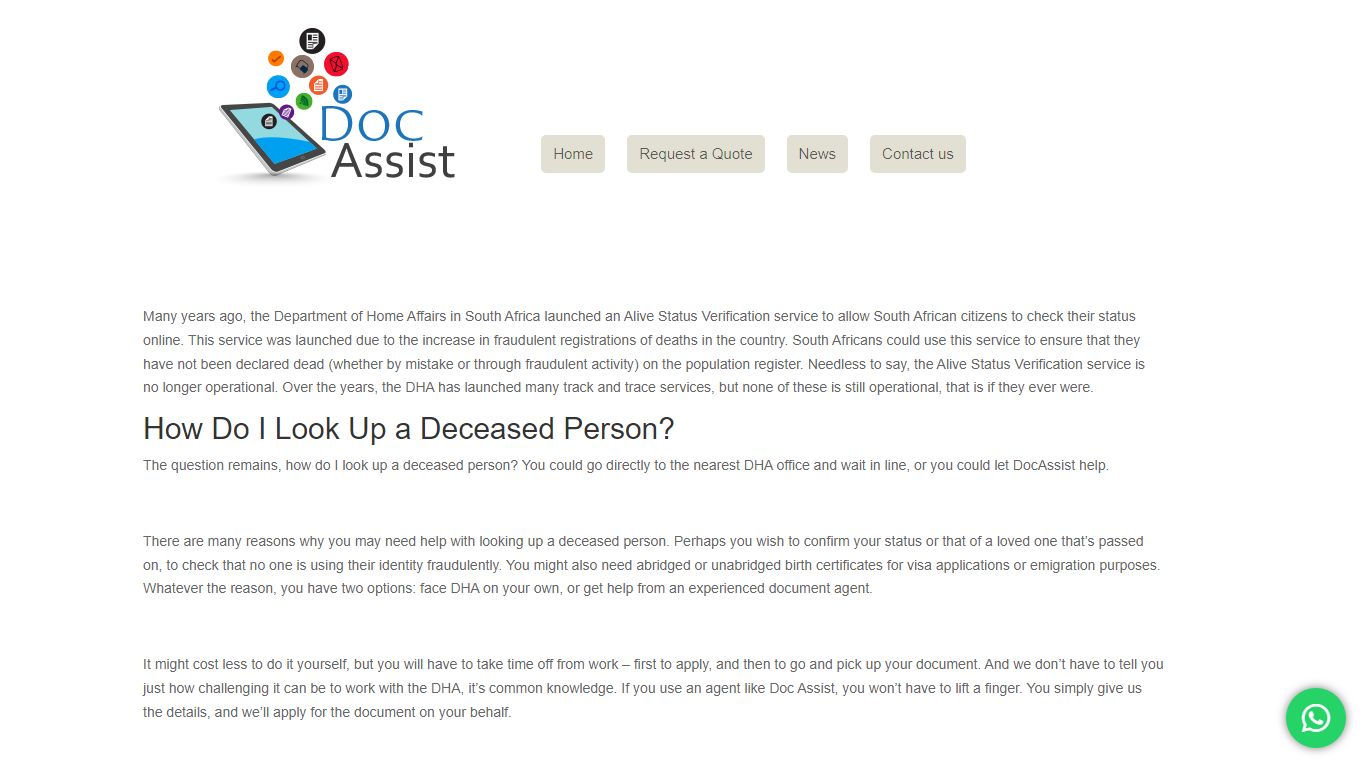 How Do I Look Up a Deceased Person in South Africa?